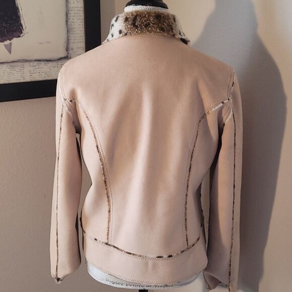 Faux Fur Suede Reversalable Fall Winter jacket - Picture 6 of 12